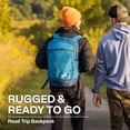thumbnail image 7 of RTIC Road Trip Backpack, Water Resistant, Mesh Back Panel, 20 Liters, Navy & Denim, 7 of 7