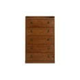 thumbnail image 5 of Memomad Bali Mid-Century Chest Tall Dresser for all ages (5 Drawers Caramel Brown Color), 5 of 20