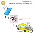 thumbnail image 2 of Labymos 12V 10W 38 X 22 CM PolyCrystalline Transparent Epoxy Resin Solar Panel With Alligator, 2 of 8