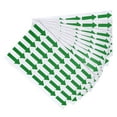 thumbnail image 1 of Small Arrow Sticker Label 1.2x0.4", 600 Pcs Adhesive Color Coding Sign Decal, Green, 1 of 5