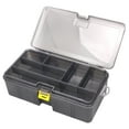 thumbnail image 4 of Fishing Tackle Box Storage Organizer Portable Double Layer Design Lightweight for Outdoor Fishing Trips, 4 of 9