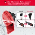 thumbnail image 4 of Kit de bocinas KEMIMOTO UTV ATV 12 V 105 DB Universal Loud SXS, 4 of 8