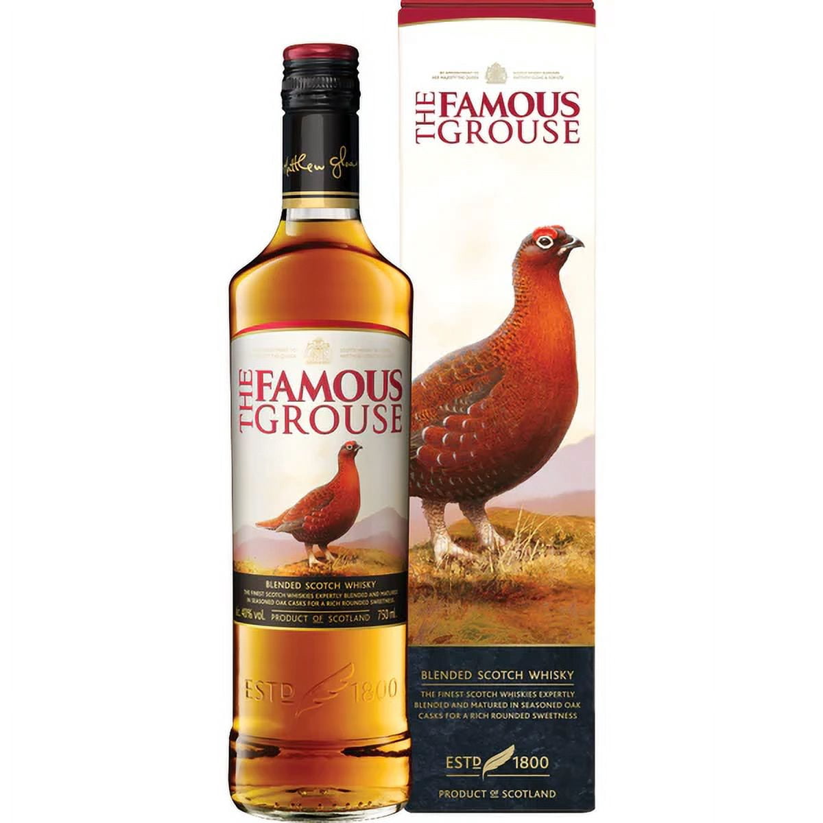 the Famous Grouse Blended Scotch, 750 ml Bottle, ABV 40.0