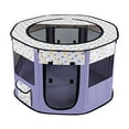 thumbnail image 1 of Parque para Mascotas Portátil Sunnimix Plegable para Perros Pequeños Gatos Morado, 1 of 8