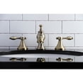 thumbnail image 4 of Kingston Brass KC7063TAL Tudor 8 in. Widespread Bathroom Faucet, Antique Brass, 4 of 5