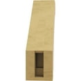 thumbnail image 4 of Ekena Millwork 3"W x 10"D x 10"H Imperial Rough Cedar Woodgrain TimberThane Knee Brace, Primed, 4 of 6