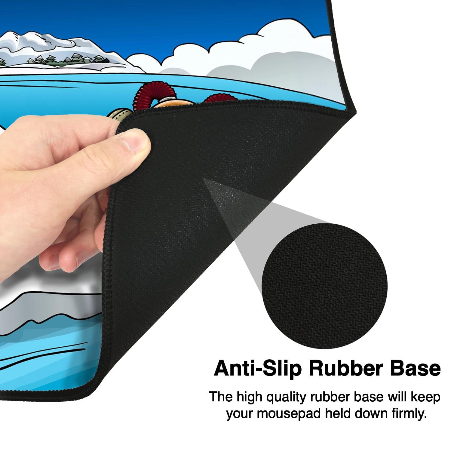 Iceberg-Themed Gaming Desk Mat, Extended Large Mouse Pad for Gamers, Waterproof & Smooth Surface