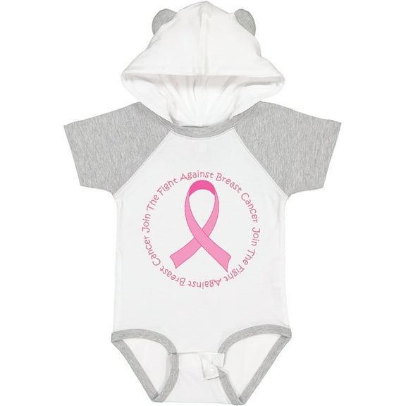 Inktastic Fight Against Breast Cancer Girls Baby Bodysuit