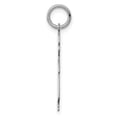 thumbnail image 2 of Sterling Silver Rhod-plated Eng. Girl Polished Front/Back Disc Charm QM332/18P, 2 of 4