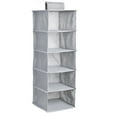 thumbnail image 1 of Hanging Shelf Closet Storage Organizer With Removable Drawers, Hanger Clothes, 1 of 5