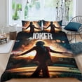 thumbnail image 2 of Película del Guasón Conjunto de sábanas temático, trío de piezas, cómodo y amigable con la piel, diseño único, regalo de decoración para el hogar para familiares, amigos y fans,140cm *210cm, 2 of 6