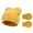 Yellow, variant on D-GROEE 1 Set Newborn Winter Beanie Hats Gloves Kit for Baby Girls Boys Infant Toddler Warm Cotton Hats Glove Autumn Winter