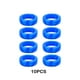 thumbnail image 3 of Minnieouse 10 unids/set disfrute de viajes tranquilos con ruedas silenciosas de reducción de ruido cubierta de la caja de la carretilla Viajes, Equipaje y Accesorios Varios Azul cielo + azul oscuro, 3 of 6
