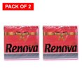 thumbnail image 1 of Renova Serviettes de Table Rouges, 40 Unités par Paquet (Lot de 2 - 80 Serviettes au Total), 1 of 5