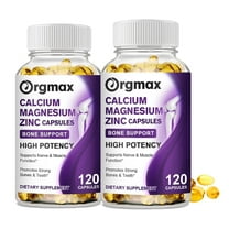 Calcium Magnesium Zinc Capsules | Supports Strong Bones,Muscle, Nerve System Health 240Ct (2 PACK)