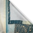 thumbnail image 3 of Ambesonne Beach Colors Kitchen Curtains, Coast Tower Chill Art, 55"x30", Persian Blue Yellow, 3 of 3
