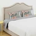 thumbnail image 3 of Yayeee Pillowcase Queen Size Set of 2 Satin Wrinkle Resistant Pillow Case, Stars Flower, 3 of 7