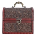 thumbnail image 4 of Caja de almacenamiento de joyería Retro de madera, caja organizadora de collares y pendientes, accesorios de fotografía (6003A-03--L), 4 of 10