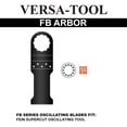 thumbnail image 2 of Versa Tool FB-K1 3 PC 45mm Wood / Plastic, Bi-Metal, Japan Cut Tooth Multi-Tool Saw Blades Set Fits Fein Supercut Oscillating Tools (FB1A,1B,1C) 1 each, 2 of 2