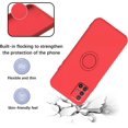 thumbnail image 5 of Compatible with Samsung A51 Case Silicone Cute Shockproof Anti-Scratch Samsung Galaxy A51 Phone Case with Ring Kickstand Full Body Protection Cases for Women (Red), 5 of 14