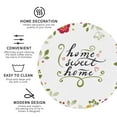 thumbnail image 4 of Balery 6 Pcs Home Sweet Home Floralleather Coasters Set, Drink Table Cup Coasters For Living Room Kitchen Coffee Decor, 4 of 9