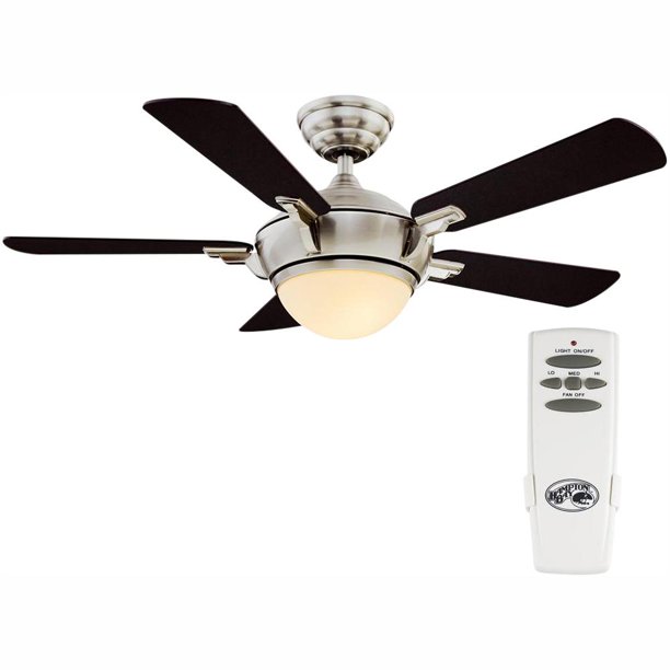 Hampton Bay Midili 44 In Led Indoor Brushed Nickel Ceiling Fan With Light Kit And Remote Control New Open Box Com Hampton Bay Midili 44 In Led Indoor, Light Bulbs For Ceiling Fan Hampton Bay
