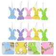 thumbnail image 3 of 10pcs Easter Rabbit Ornament Felt Easter Pendant Party Layout Decor(Mixed Color), 3 of 7