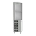 thumbnail image 5 of Newboti Furniture Corner Bar Single Door Cabinet Two Shelves, Ten Built-in Wine Rack, Two Interior Shelves 19611, 5 of 8