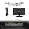 thumbnail image 5 of Monitor ASUS TUF Gaming 23,8” 1080P (VG247Q1A) - Full HD, 165 Hz (admite 144 Hz), 1 ms, desenfoque de movimiento extremadamente bajo, sincronización adaptativa, FreeSync Premium, Shadow Boost, parlant, 5 of 5