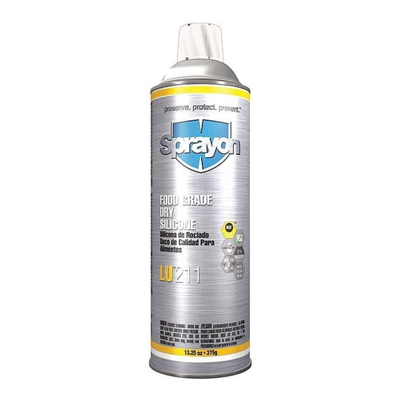 Dry Lubricant, General Purpose, H1 Food Grade, 13.25 oz, Aerosol Can