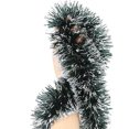 thumbnail image 1 of Guirnalda de Navidad de 33 pies, guirnalda de vegetación artificial con nieve para mantel, chimenea, chimenea, decoración navideña, avaricia Feliz Sencillez, 1 of 5