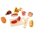 thumbnail image 4 of Juguete de corte de madera para niños, juego de alimentos de madera, juego de alimentos de madera, juguete de cocina para fiestas, actividades, regalo, 4 of 9