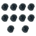 thumbnail image 3 of 10 piezas Cubiertas de viento de parabrisas peludas micrófonas reducen la solapa de ruido del viento parabrisas de micrófono para la entrevista Gris oscuro, 3 of 8