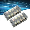 thumbnail image 3 of Terminal Block, 600V 60A Terminal Strip Terminal Blocks with Large Current for Bridge, Lighting, 3 of 7