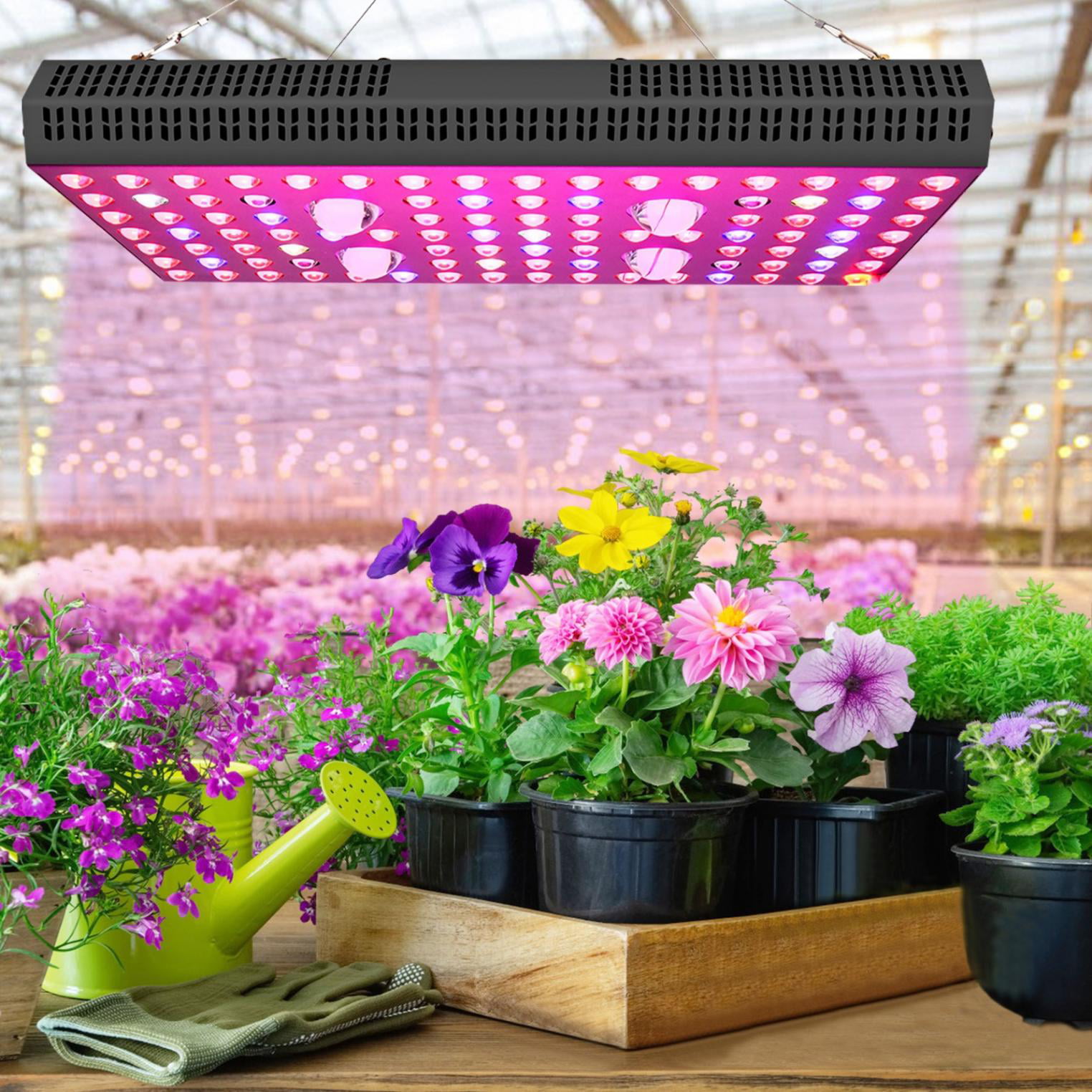 Grow Light Plant Flowering Indoor Greenhouse Bulbs Full Spectrum LED Lamps Panel 