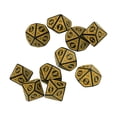 thumbnail image 3 of Yazoeia 10pcs Dice Set Polyhedral Dice Role Playing RPG Games Acrylic DND Board Game Accessory Dice D10 MY320-37239, 3 of 13