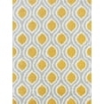 thumbnail image 3 of Contemporary 8x10 Area Rug Shag Thick (7'11'' x 9'11'') Geometric Gold, Silver Living Room Easy to Clean, 3 of 8