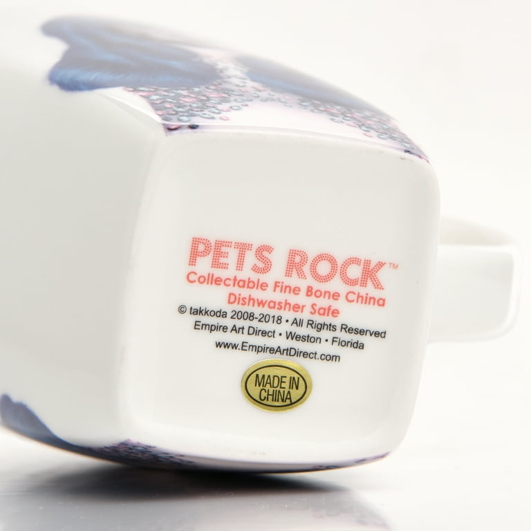 Empire Art Direct Pets Rock Royal Collectible Fine Bone China Mugs 20 oz -  Set of 6 