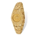 thumbnail image 1 of 14k Yellow Gold Ladies Circular Nugget Watch, 1 of 1