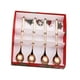 thumbnail image 3 of Cubiertos de Café Perfecl de Navidad 4 Piezas con Caja de Regalo Cuchara para Postres, 3 of 8