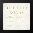 thumbnail image 2 of Villa, Mlli 12x12 Black Modern Framed Museum Art Print Titled - Difficult Roads, 2 of 5