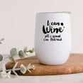 thumbnail image 3 of Koyal Wholesale Funny I Can Wine All I Want I'm Retired Wine Tumbler with Lid Stainless Steel Insulated, 3 of 5