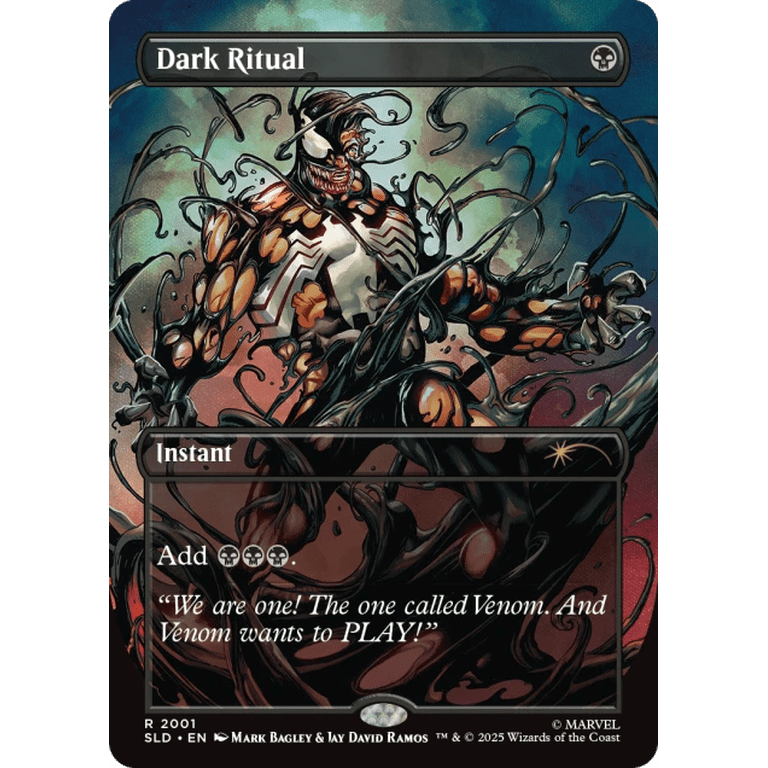 Magic the Gathering Secret Lair x Marvel's Spider-Man: Venom