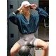 thumbnail image 5 of Sudaderas con Capucha para Mujer, Conjuntos de Moda de Otoño, Sudaderas Deportivas, Chaquetas con Cremallera de Invierno Estilo Y2K, Tops Oversize y Ropa Azul L, 5 of 8