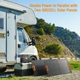 thumbnail image 3 of GRECELL Solar Panel 100W for Portable Power Station, 20V Foldable Solar Cell Solar Charger with High-Efficiency Battery Charger for Camping RV Trip, 3 of 7