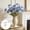 🎈Blue_Hot#990, variant on Artificial Silk Flowers with 4 Heads and Real Touch Stems for Home Decor, Wedding Bouquets, Party Table Centerpieces and Floral Arrangements