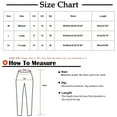 thumbnail image 2 of Women Pants Clearance MIUOWANP Ladies' Casual Solid Color Elastic High Waisted Leg Tied Pants Navy L, 2 of 3