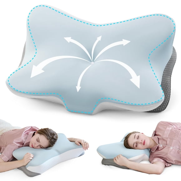 Almohada cervical SHJADE de espuma viscoelástica ortopédica ajustable
