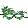 thumbnail image 1 of Multicolored Lace Masks Masquerade Cover Fancy Prom Party Props Half Cosplay Masque Dressing-up Role Play Accessories Dress Green, 1 of 5