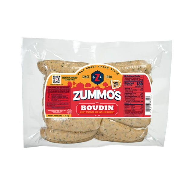 Zummo's Boudain Cajun Style Sausages 3 lb.